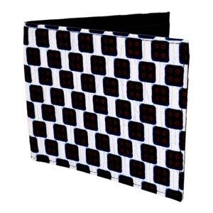 Takura Men's Wallet - White and Brown